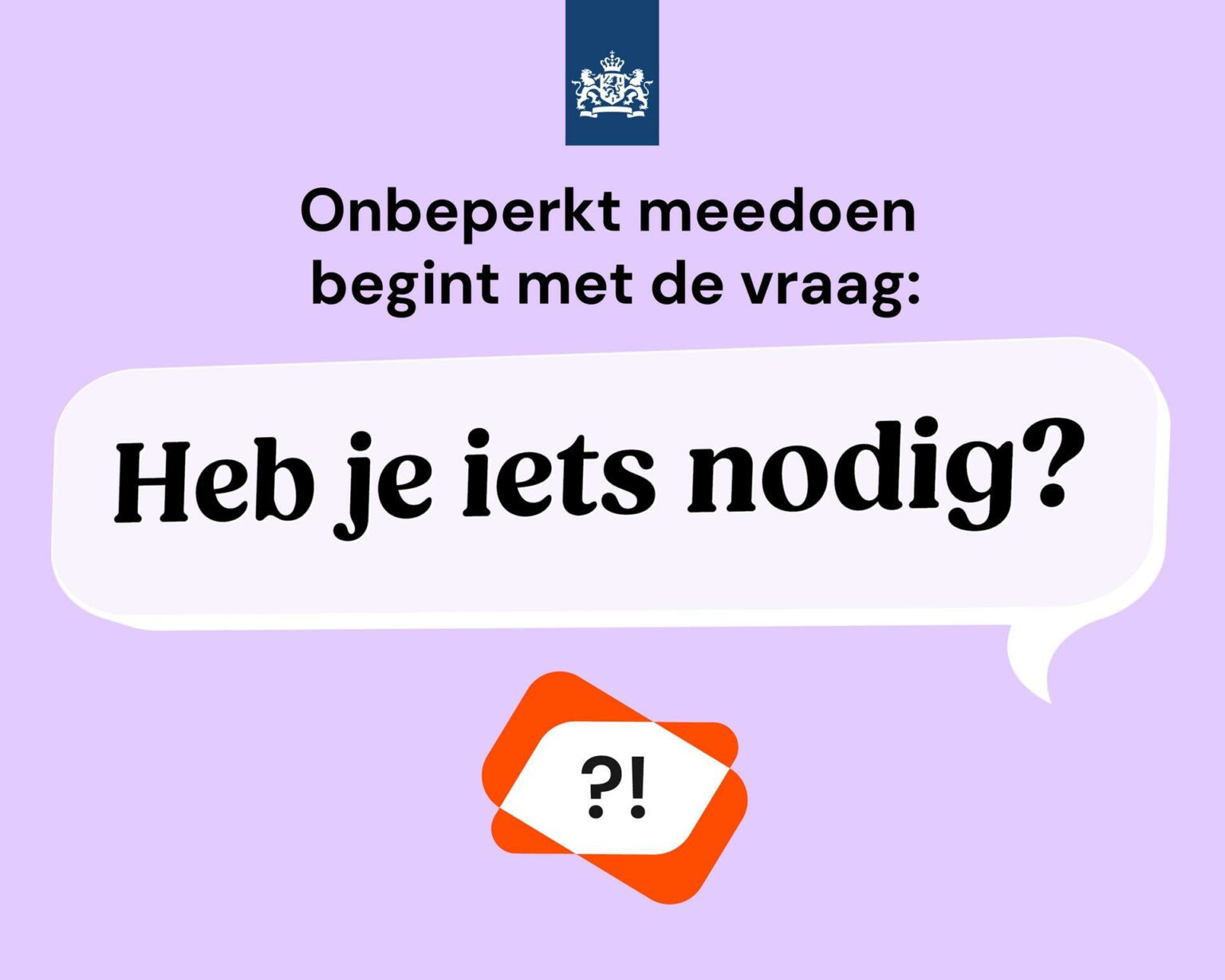 20260620 OA Beeld Onbeperkt meedoen begint met de vraag Heb je iets nodig